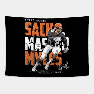 Myles Garrett Cleveland Sack Master Myles Tapestry