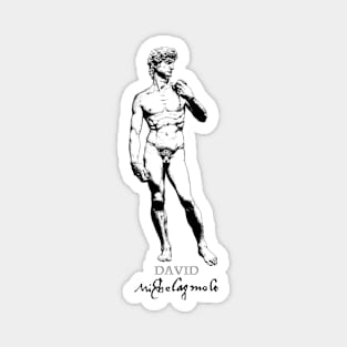 David-Michelangelo-Italian-Sculpture Magnet