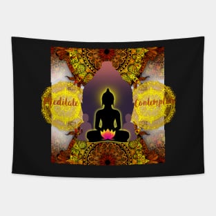 Meditate Contemplate Tapestry