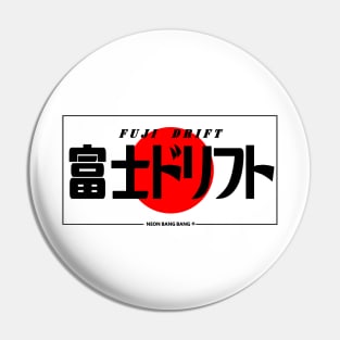 JDM "Fuji Drift" Japanese Bumper Sticker Pin