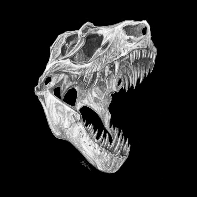 T-Rex Skull by Ashdoun