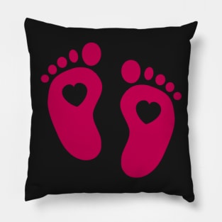 Pregnant Mother T-shirt Baby Foot Pillow
