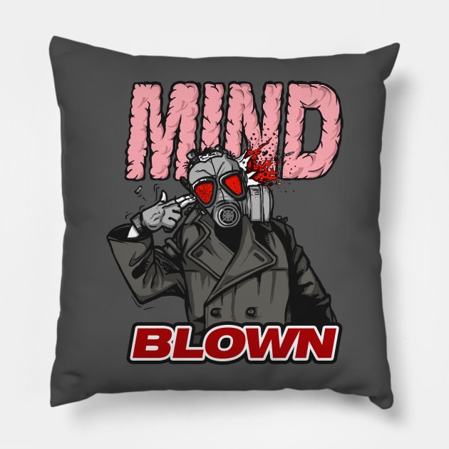 Mind Blown Pillow by AndreusD