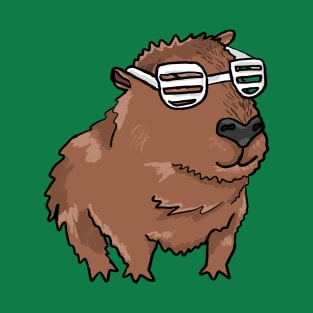 Capybara with shades T-Shirt