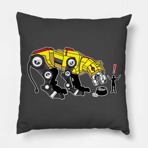 Running late Pillow by TerrorTalkShop