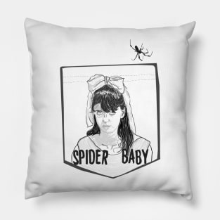 Spider Baby Pocket Tee Pillow