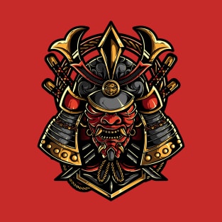 Oni Samurai Mask T-Shirt