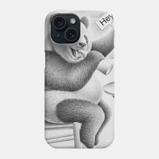 Drawing Panda Sign Phone Case