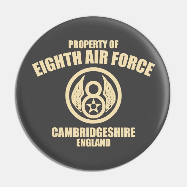 Property of Eighth Air Force Pin by TCP