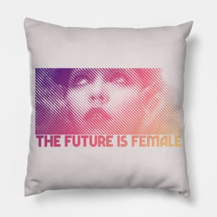 The Future Is Female - Original 80s Styled Design Pillow