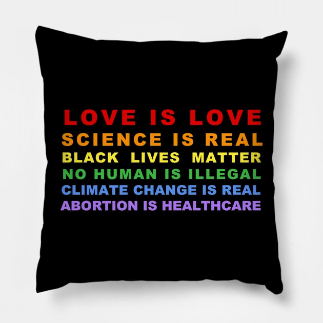 Human rights Pillow by CS Designs