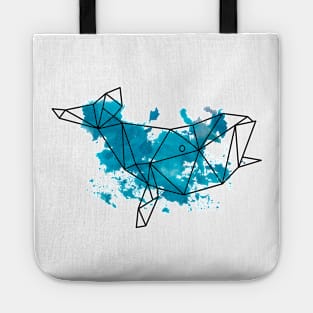 Geomtric whale Tote