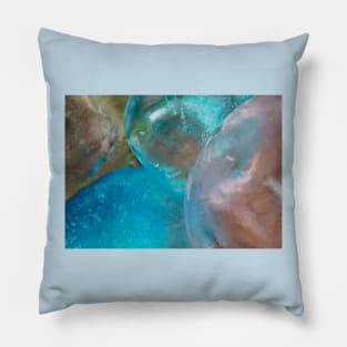 Coloured Ice Creation Print #2 Pillow