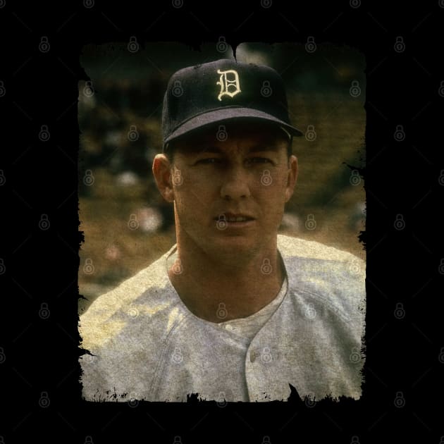 Al Kaline in Detroit Tigers by PESTA PORA