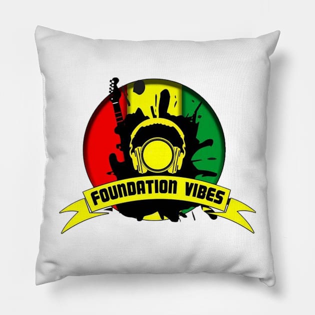 Foundation Vibes Pillow by Rockers Media