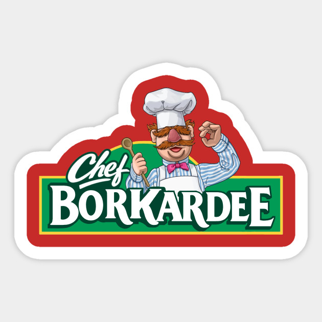 Chef Borkardee Muppets Swedish Chef - Swedish Chef - Sticker