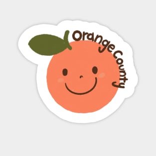 Happy Orange County California Magnet