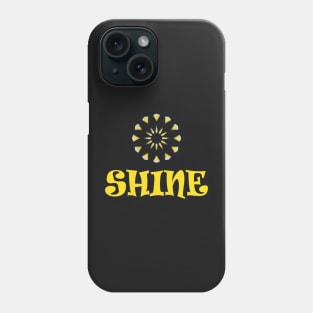 Bright Yellow Sun Shine Mandala Phone Case