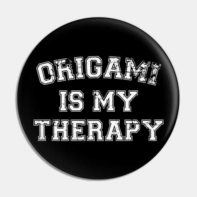 Origami Is My Therapy Pin by RW