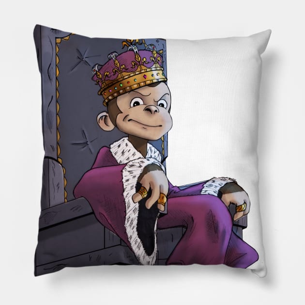 CURIOUS GEORGE Pillow by CG Fan Art