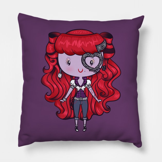 Opera Girl: Lil' CutiEs Pillow by Ellador