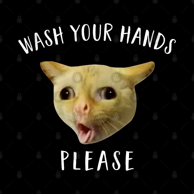 Wash Your Hands Cats by CreativeShirt