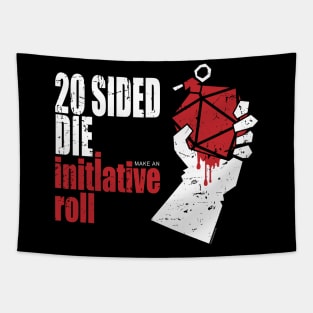 20 Sided Die Tapestry