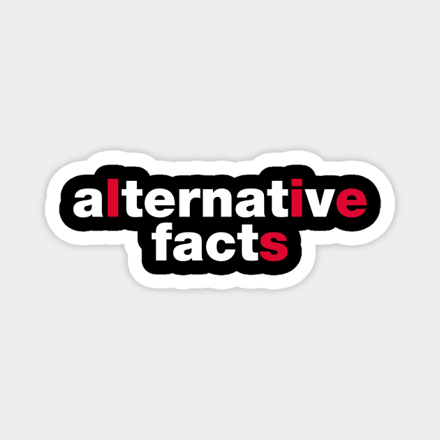 Alternative Facts Magnet by fishbiscuit