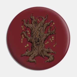 Skeleton Keys Tree Pin