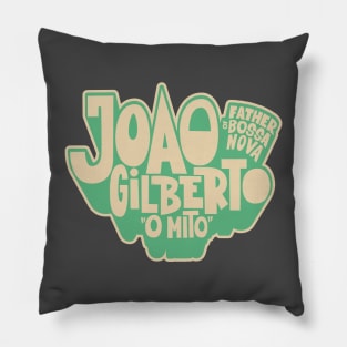 João Gilberto - Bossa Nova Tribute T-Shirt Pillow