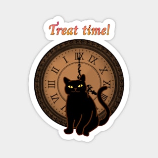 Kittycat's meowloween treat time Magnet