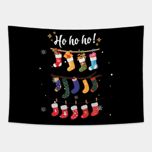 Christmas Sock collection Santa Tapestry