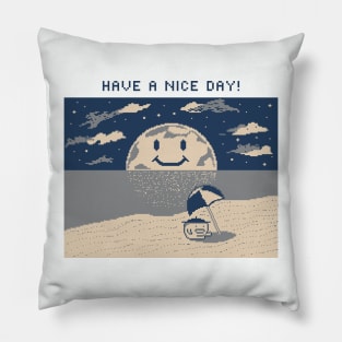 Have A Nice Day - 1Bit Pixelart Pillow