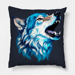 Sky wolf Pillow