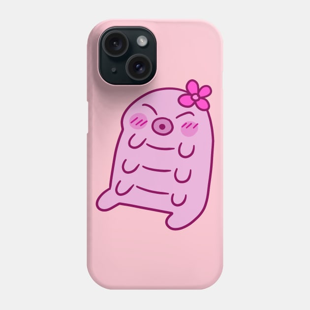 Pink Waterbear Phone Case by saradaboru