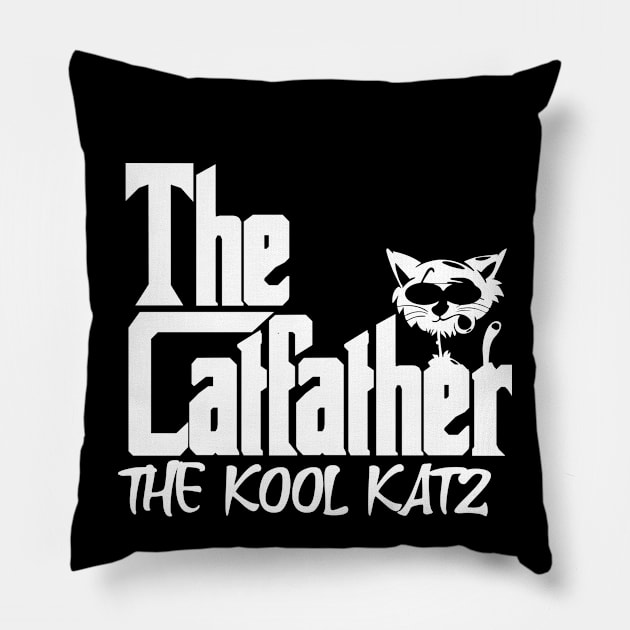 THE CAT FATHER Pillow by Come Together Music Productions