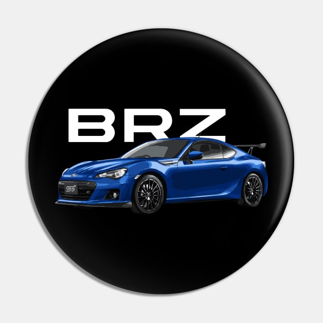 World Rally Blue Pearl BRZ Pin by cowtown_cowboy