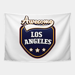 Los Angeles travel logo Tapestry