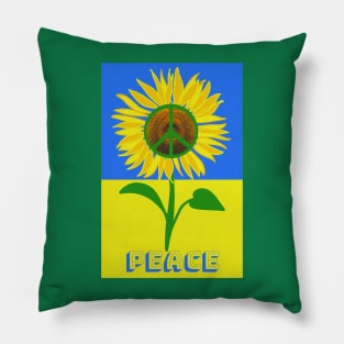 Sunflower for Peace Pillow