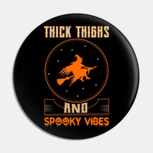 Halloween horror vintage Pin