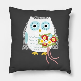 Owl Bride Pillow