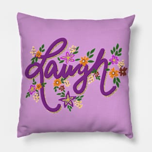 Laugh Word Pillow