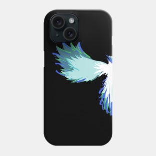 Blue Multicolour Phoenix Phone Case