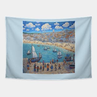 Summer Day at St Ives, Cornwall Tapestry