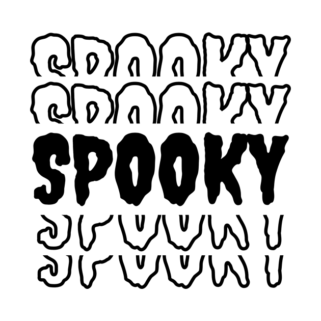 Spooky Halloween Minimalist - Sleek Spooky Design by StarTshirts