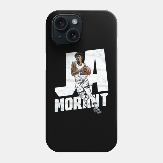 ja morant basketball Phone Case by mazihaya pix