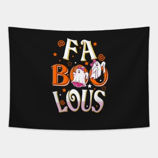 Fa - BOO - Lous - Fabulous ghost Halloween for women Tapestry