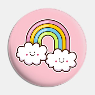 Kawaii Rainbow Pin