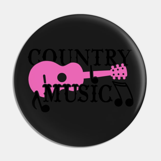 Country Music (pink) Pin by l-oh