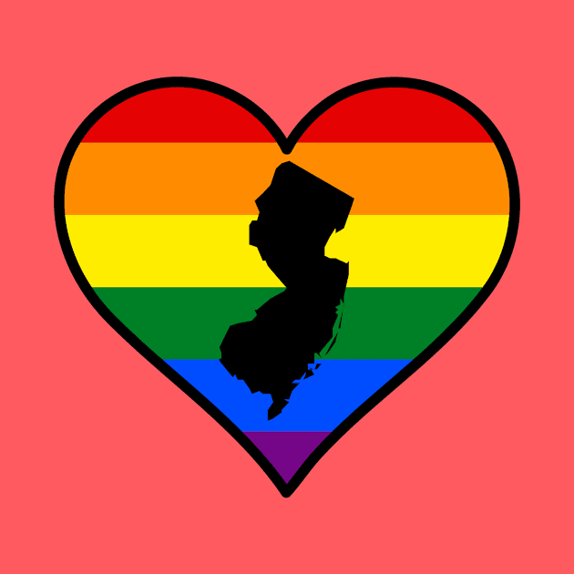 New Jersey Gay Pride Heart by fearcity